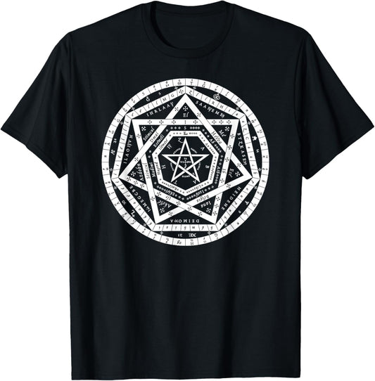 Sigillum Aemeth Dee Enochian Magick T-Shirt - T-Shirt | Black
