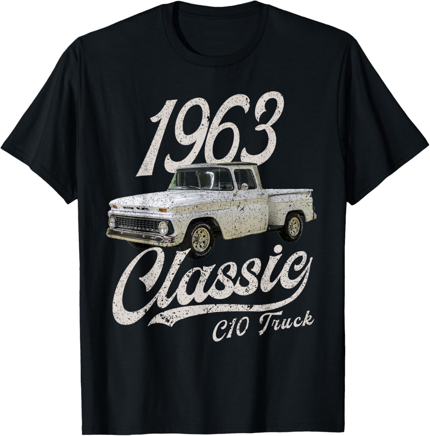 1963 63 c10 TRUCK T-Shirt - T-Shirt | Black