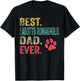 Best Lagotto Romagnolo Dad ever Vintage Father Dog Lover Men T-Shirt - T-Shirt | Black