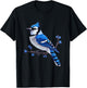 Blue Jay Graphic T-Shirt - T-Shirt | Black