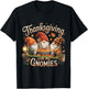 Thanksgiving with My Gnomies Fall Autumn Gnome Family T-Shirt - T-Shirt | Black
