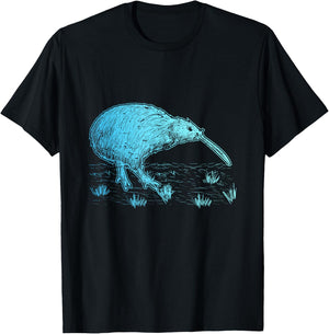 Kiwi Bird Shirt Gift T-Shirt - T-Shirt | Black
