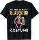 This Is My Gladiator Costume Halloween Rome Roman T-Shirt - T-Shirt | Black