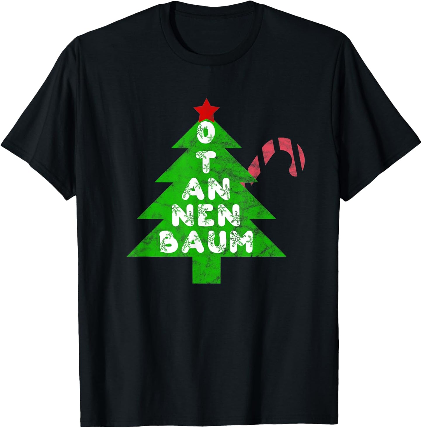 O Tannenbaum Christmas Song Xmas Tree T-Shirt - T-Shirt | Black