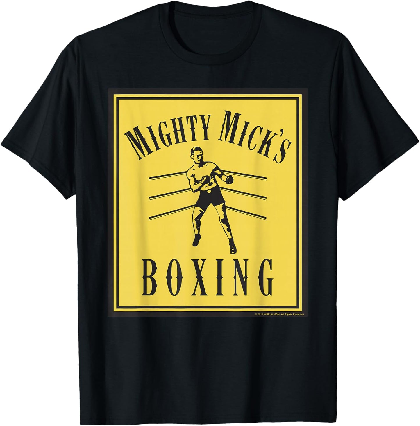 Creed Mighty Mick's Boxing Poster T-Shirt - T-Shirt | Black