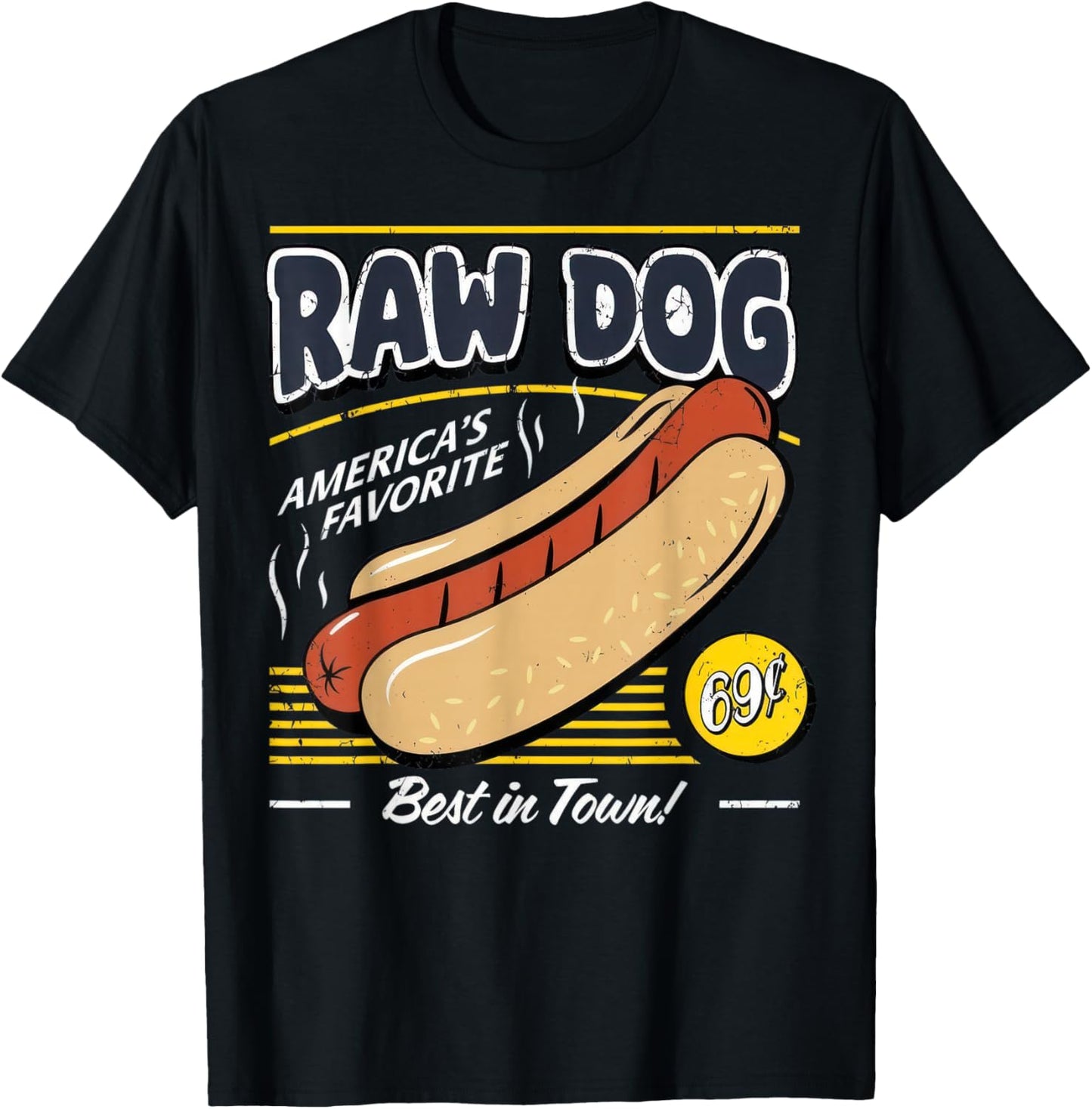Raw Dog America's Favourite T-Shirt - T-Shirt | Black