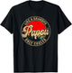 Papou Like A Grandpa Only Cooler Funny Papa Grandpa T-Shirt - T-Shirt | Black