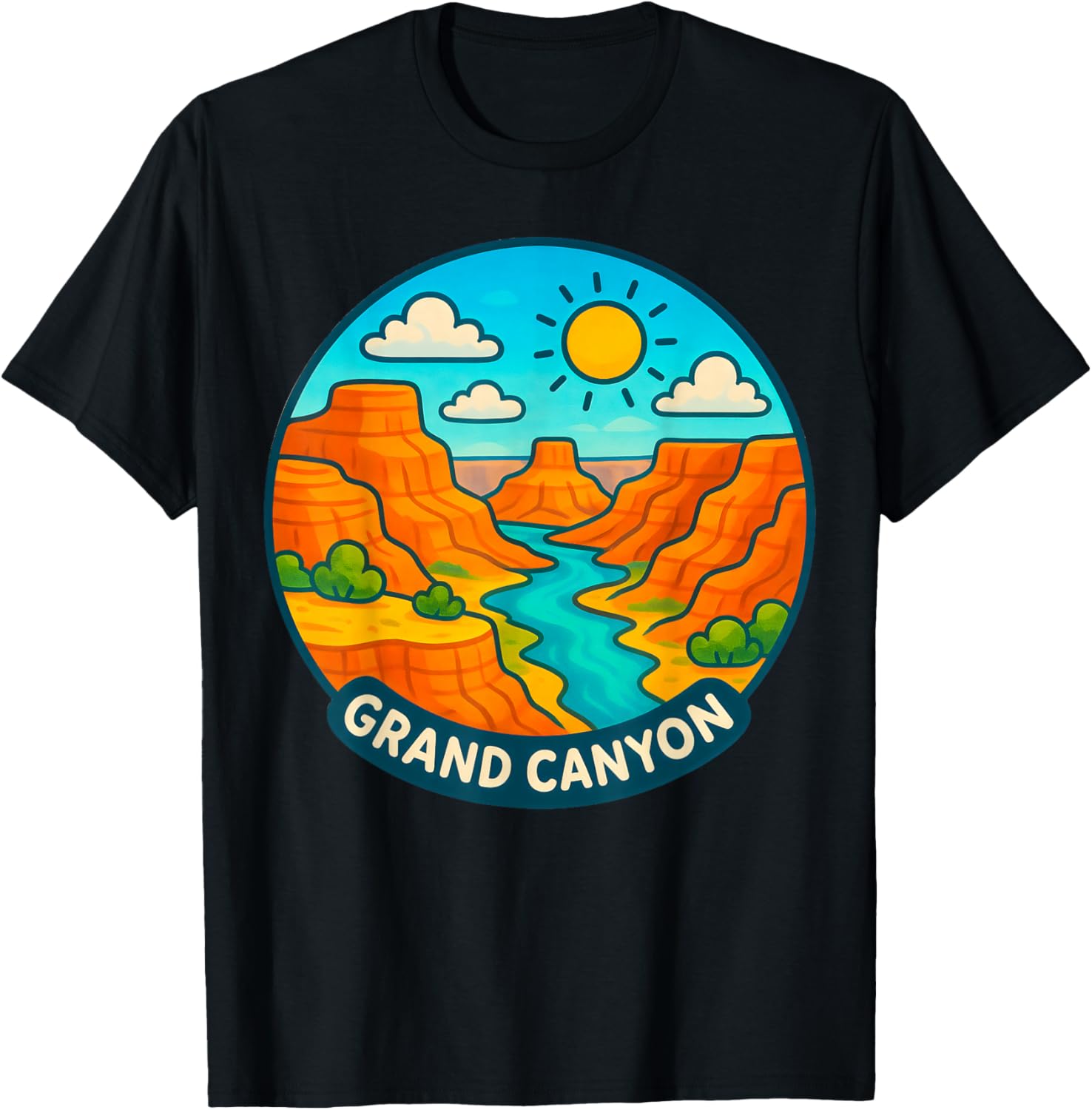 Grand Canyon National Park Kids Toddlers Boys Girls Fun T-Shirt - T-Shirt | Black