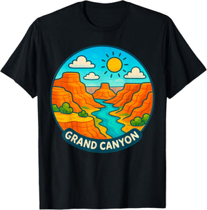 Grand Canyon National Park Kids Toddlers Boys Girls Fun T-Shirt - T-Shirt | Black