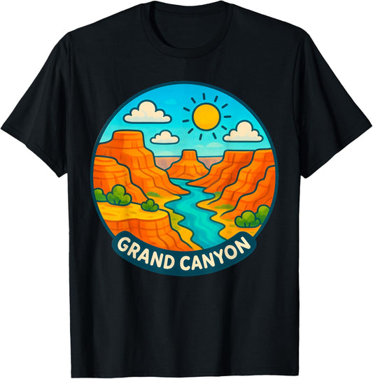 Grand Canyon National Park Kids Toddlers Boys Girls Fun T-Shirt - T-Shirt | Black