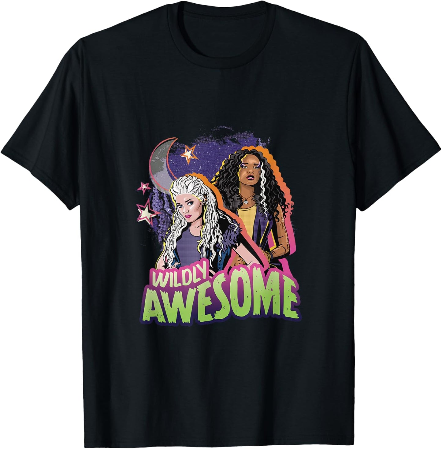 Disney Zombies 3 Addison & Willa Wildly Awesome T-Shirt - T-Shirt | Black