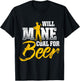 Coal Miner For Beer Funny Mining Mine Worker Gifts T-Shirt - T-Shirt | Black