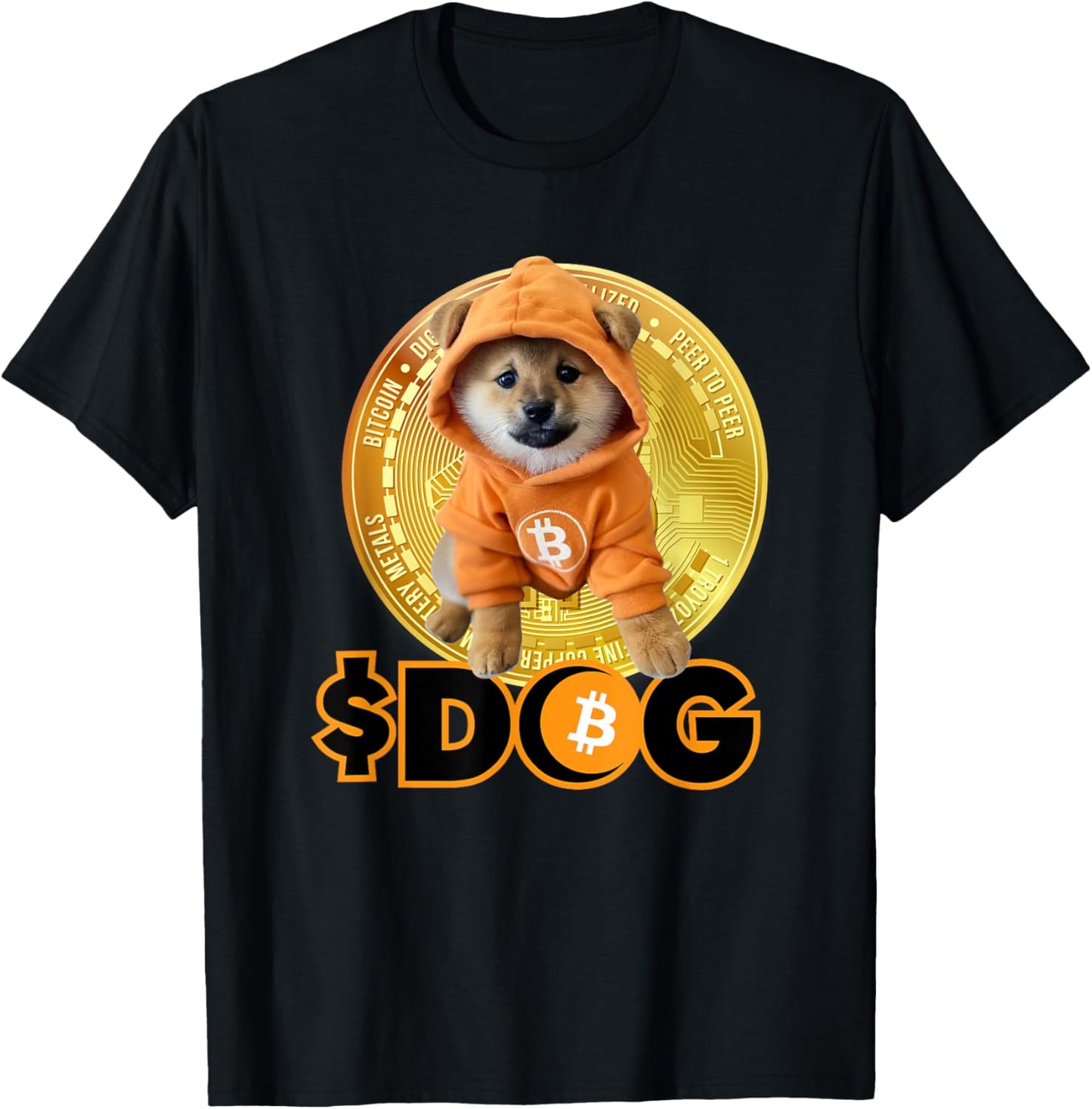 Dog Go to the Moon T-Shirt - T-Shirt | Black