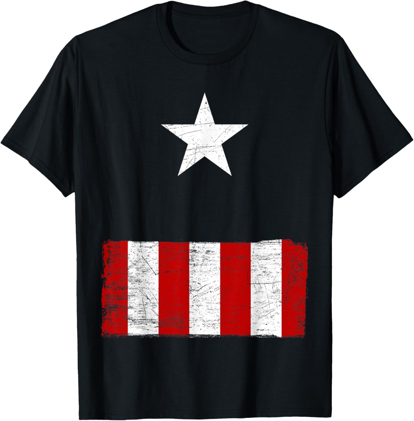 Halloween Costume Captain America Marvel T-Shirt - T-Shirt | Black