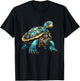 Steampunk Sea Animal Turtle Lover Vintage Tortoise T-Shirt - T-Shirt | Black