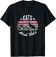 Vintage Cats And Tats Shirt Cat Tattoo Lover Cats & Tats Women T-Shirt - T-Shirt | Black