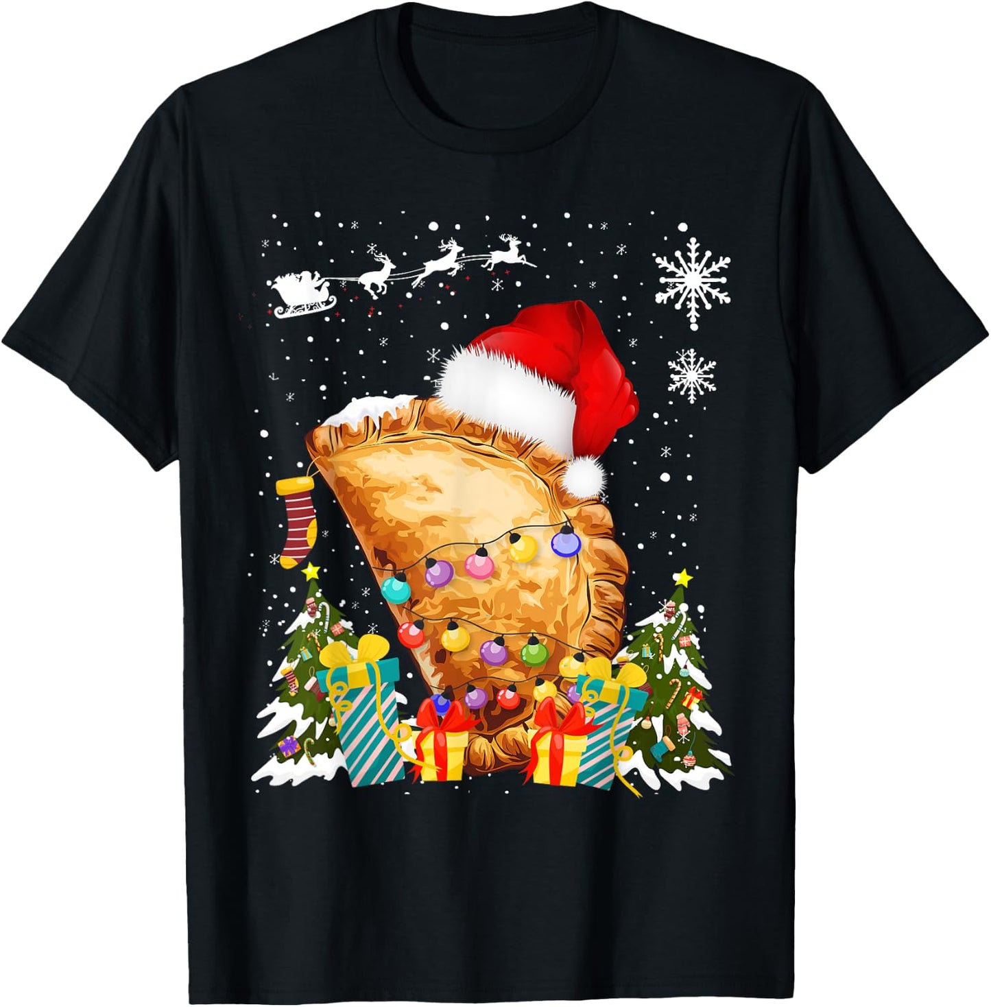Cornish Pasty Christmas Idea For Husband Xmas Cornish Pasty T-Shirt - T-Shirt | Black