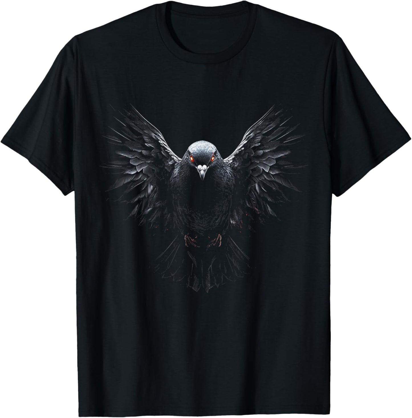 Illustration graphique de colombe - Motif colombe T-Shirt - T-Shirt | Black