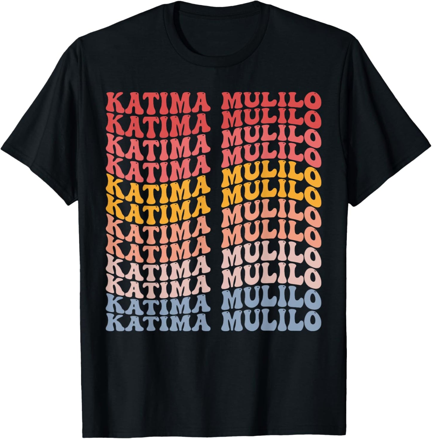 Katima Mulilo City Groovy Retro T-Shirt - T-Shirt | Black