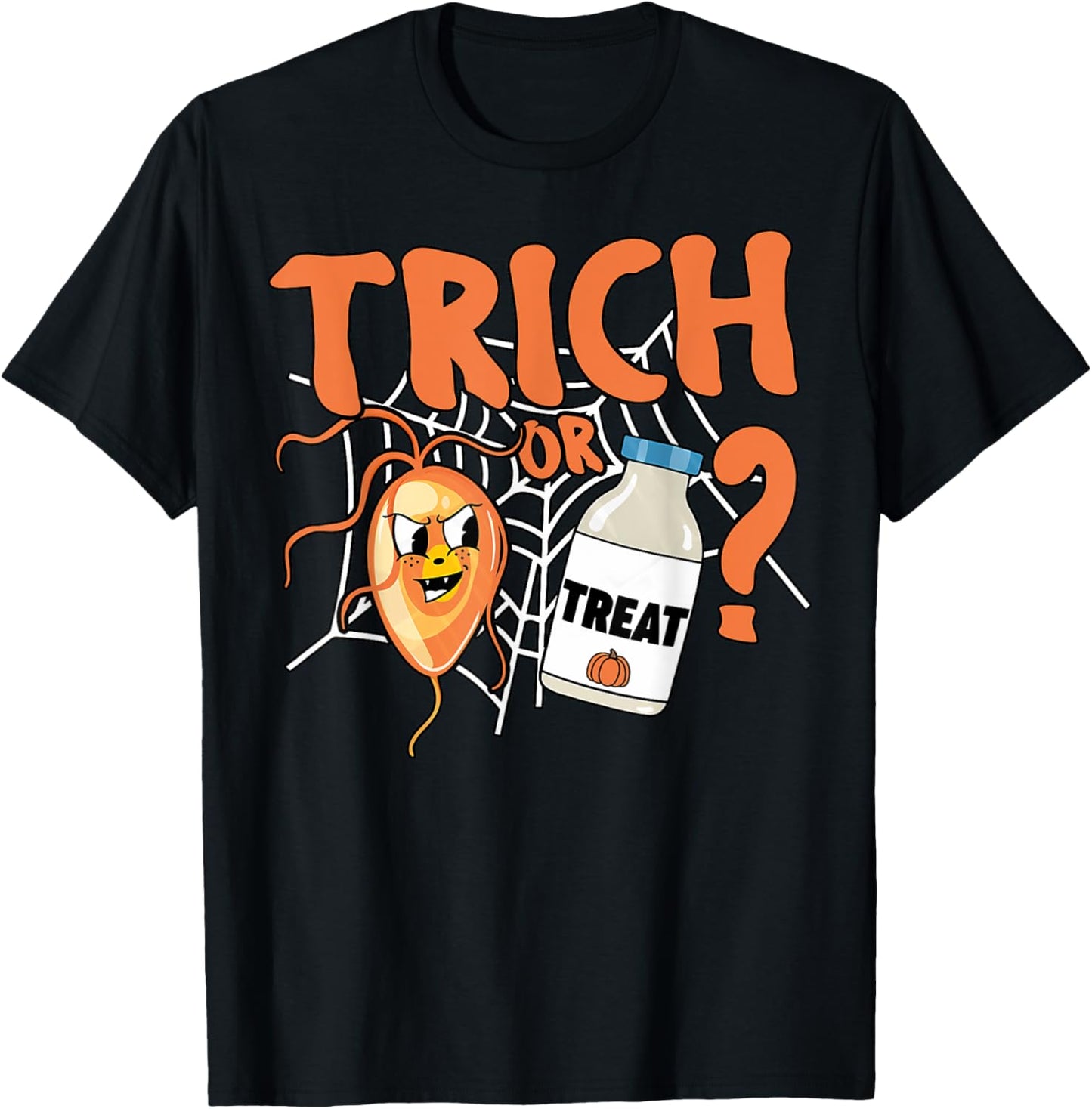 Halloween Medical Lab Science Microbiology Scientist Teacher Men Women T-Shirt - T-Shirt | Black