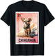 Funny El Chihuahua Mexican Slang Lottery Bingo Card Dog Love T-Shirt - T-Shirt | Black
