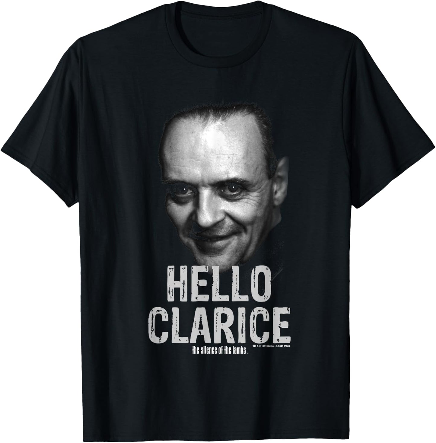 The Silence of The Lambs Hannibal Lecter Hello Clarice T-Shirt - T-Shirt | Black