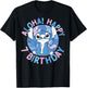 Disney Lilo & Stitch Aloha Happy 7th Birthday T-Shirt - T-Shirt | Black