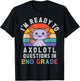 I'm Ready to Axolotl Questions in 2nd Grade Back to School T-Shirt - T-Shirt | Black