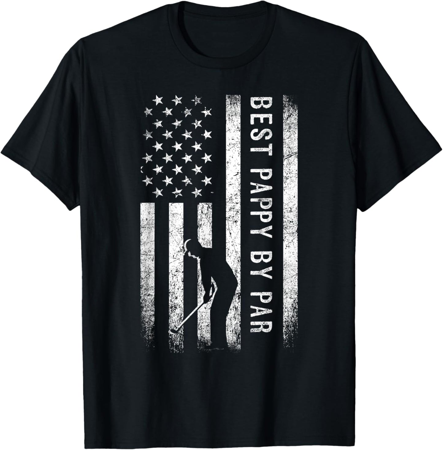 Best Pappy By Par Golfing Gifts Pappy Father's Day Golf T-Shirt - T-Shirt | Black
