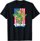 Teenage Mutant Ninja Turtles - USA Flag with Group T-Shirt - T-Shirt | Black