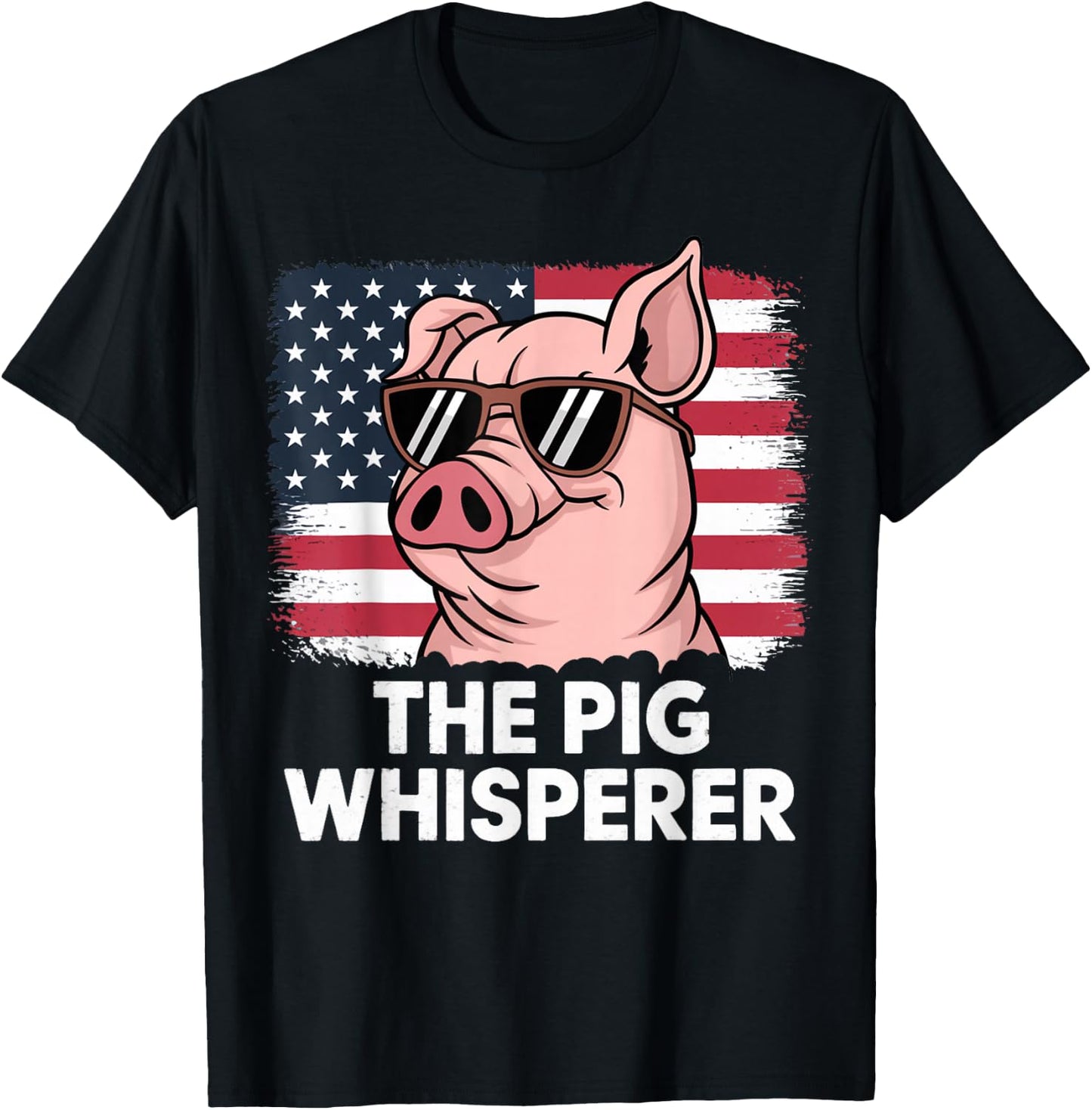 The Pig Whisperer Farmer Animal Farm Funny Women T-Shirt - T-Shirt | Black