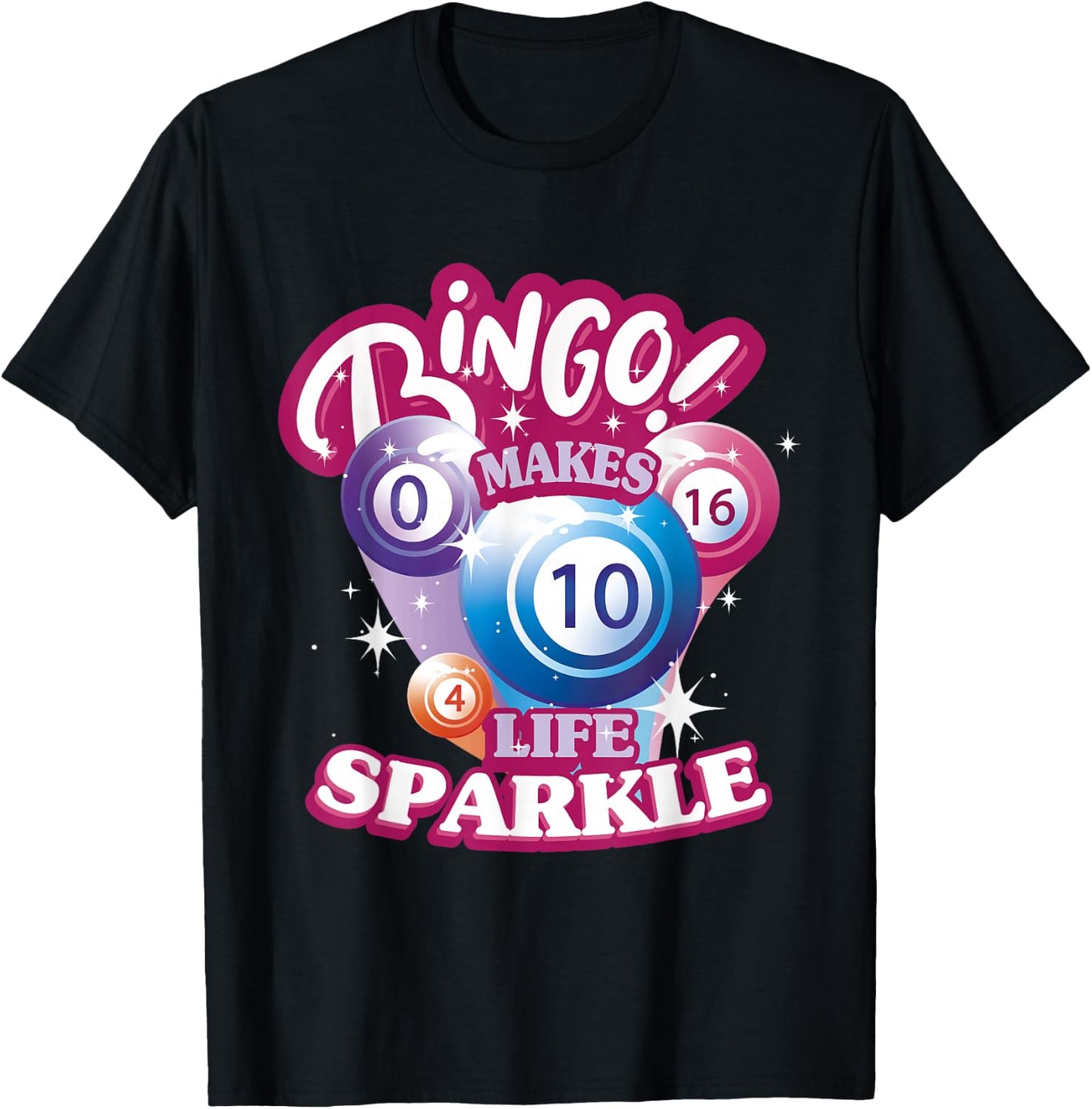 Funny Bingo Women Game Night Bingo Player T-Shirt - T-Shirt | Black
