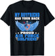 My Boyfriend Has Your Back Proud Air Force Girlfriend Gift T-Shirt - T-Shirt | Black