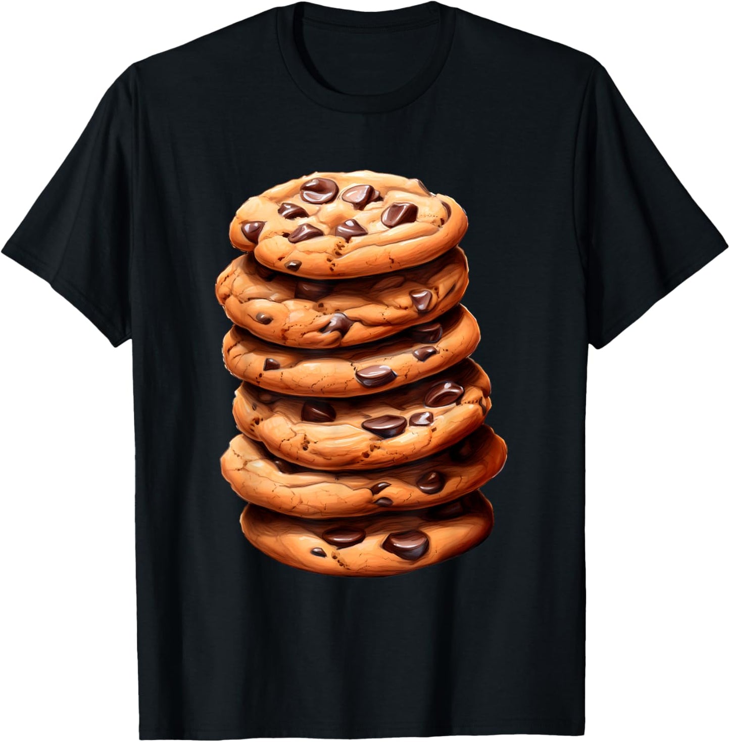 Chocolate Chip Cookies T-Shirt - T-Shirt | Black
