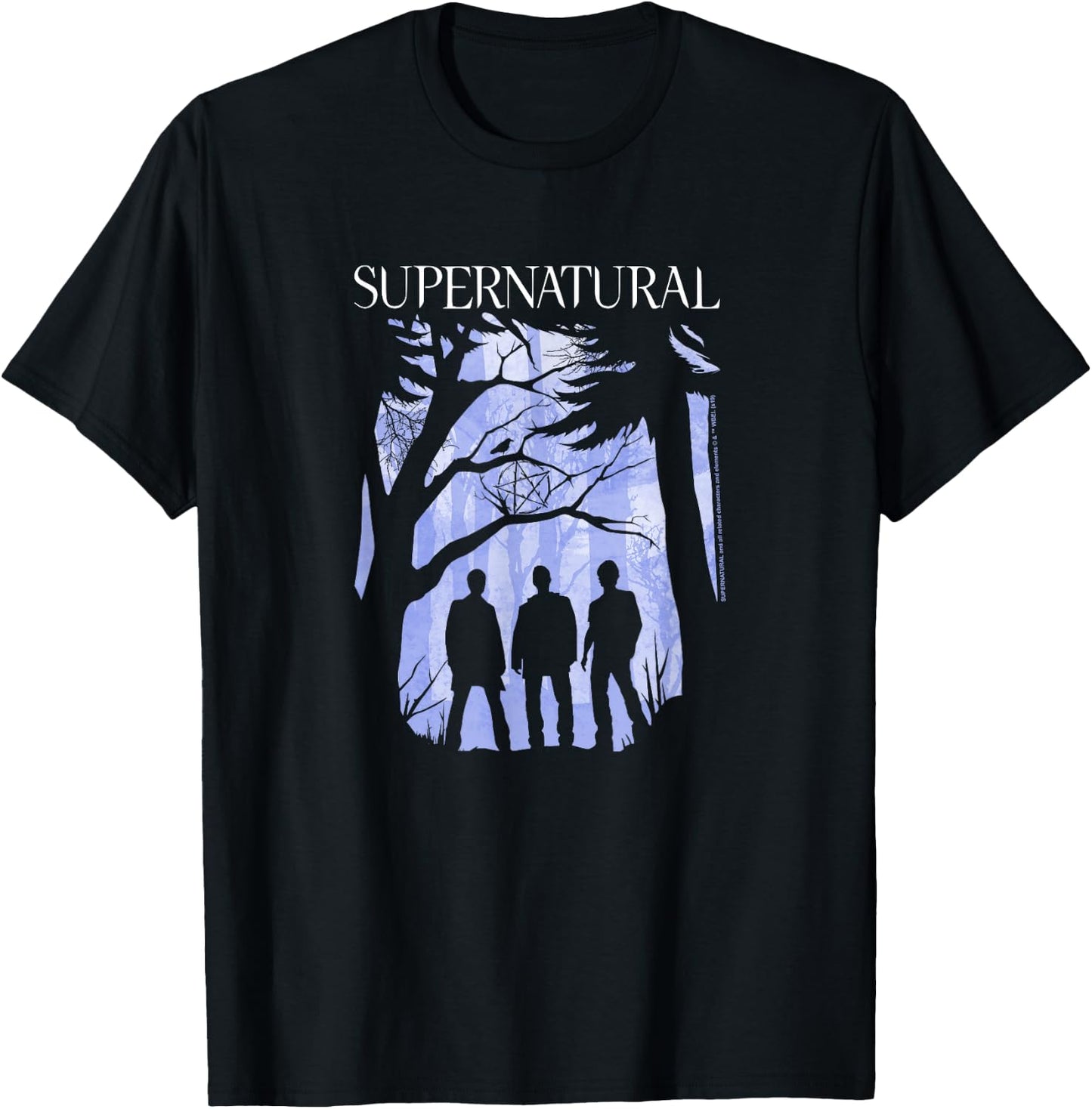 Supernatural Silhouettes Logo T-Shirt - T-Shirt | Black