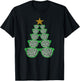 Cute Sunglasses Optometrist Christmas Tree Leopard Optician T-Shirt - T-Shirt | Black