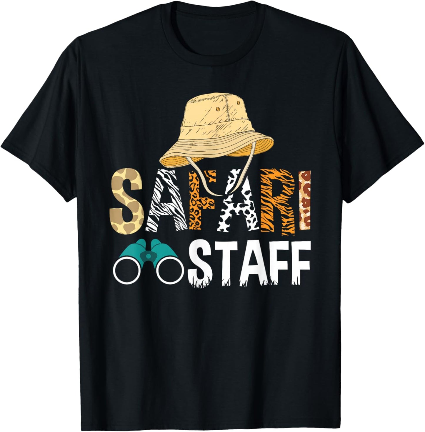 Safari Staff Safari Birthday T-Shirt - T-Shirt | Black
