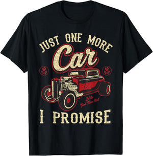 Classic car Shirt Vintage hot Rod Gift T-Shirt - T-Shirt | Black
