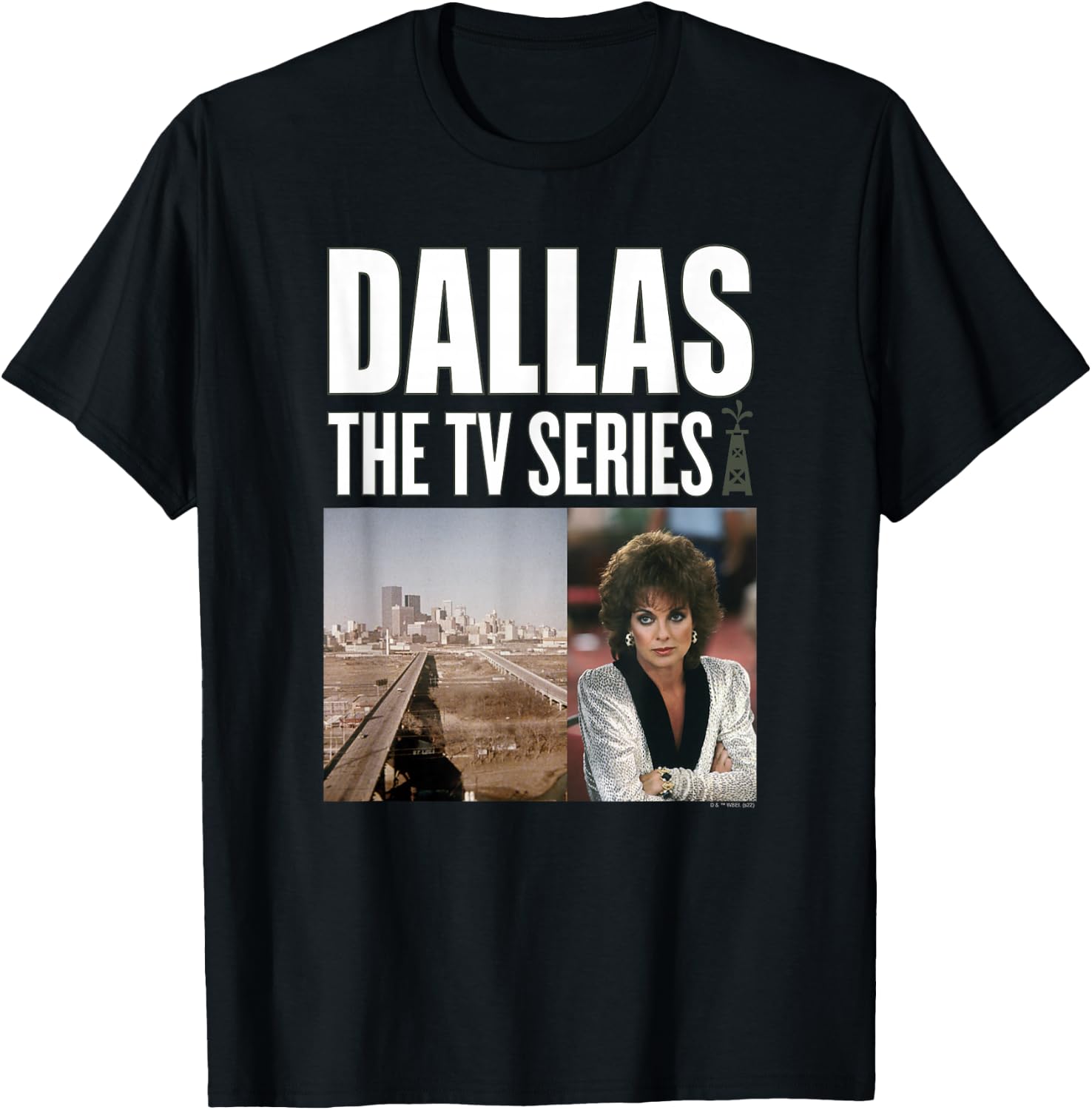 Dallas The TV Series Sue Ellen Ewing Color Photo T-Shirt - T-Shirt | Black