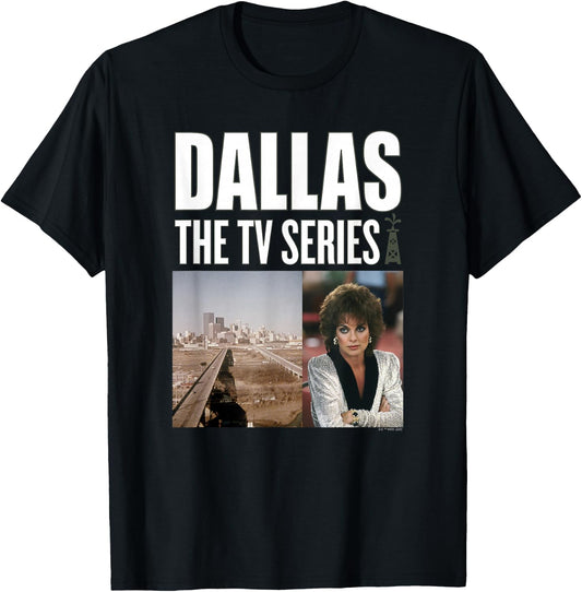Dallas The TV Series Sue Ellen Ewing Color Photo T-Shirt - T-Shirt | Black