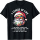 Funny Santa 4 Stages of Life Christmas T-Shirt - T-Shirt | Black