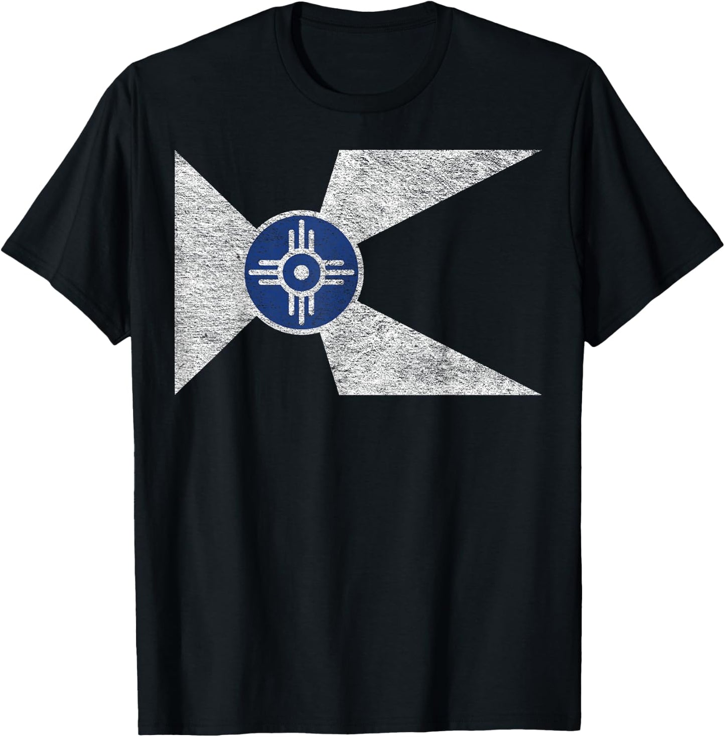 Wichita State of Kansas SedGWICK County Flag T-Shirt - T-Shirt | Black
