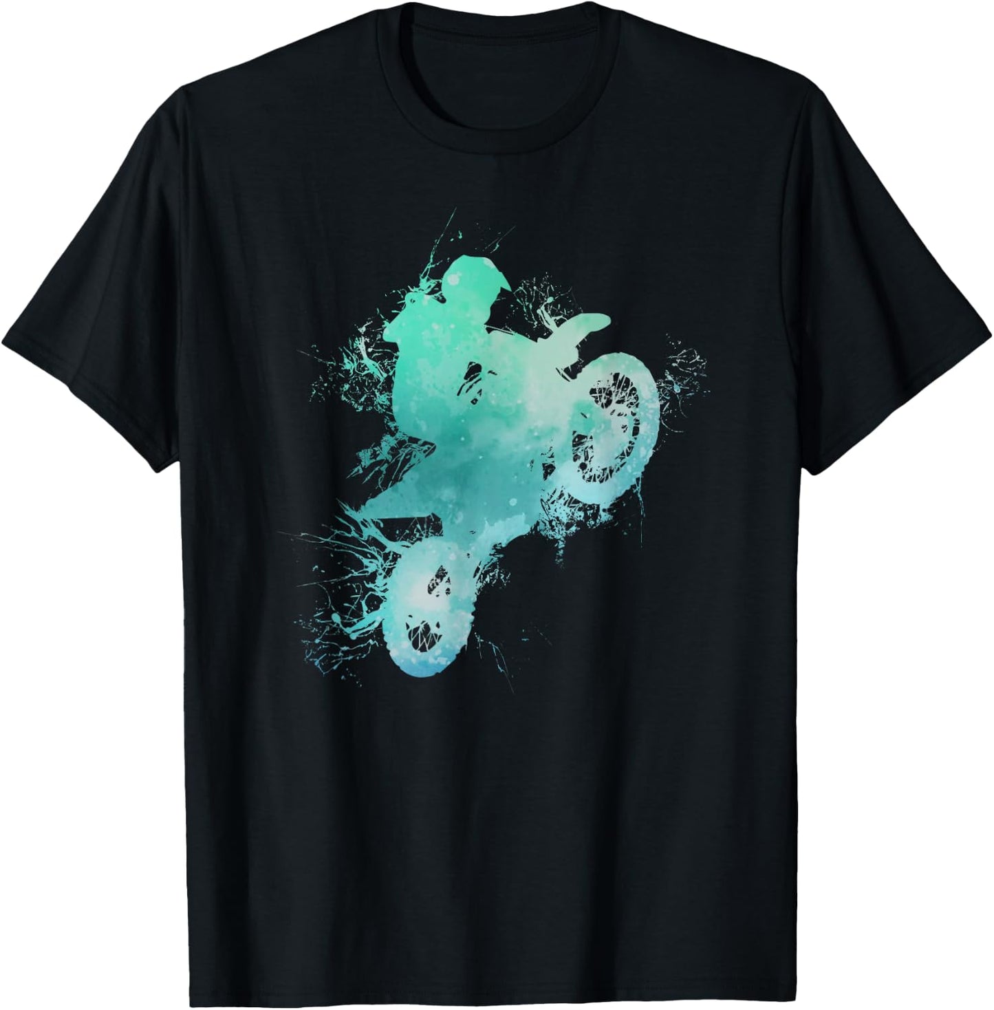 Dirt Bike Riding - MX Motocross Supercross T-Shirt - T-Shirt | Black