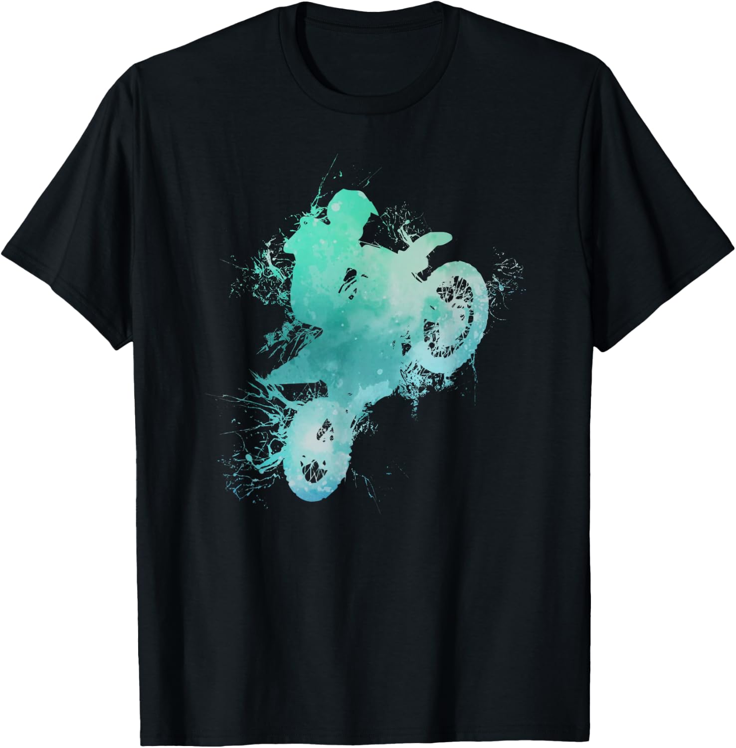 Dirt Bike Riding - MX Motocross Supercross T-Shirt - T-Shirt | Black