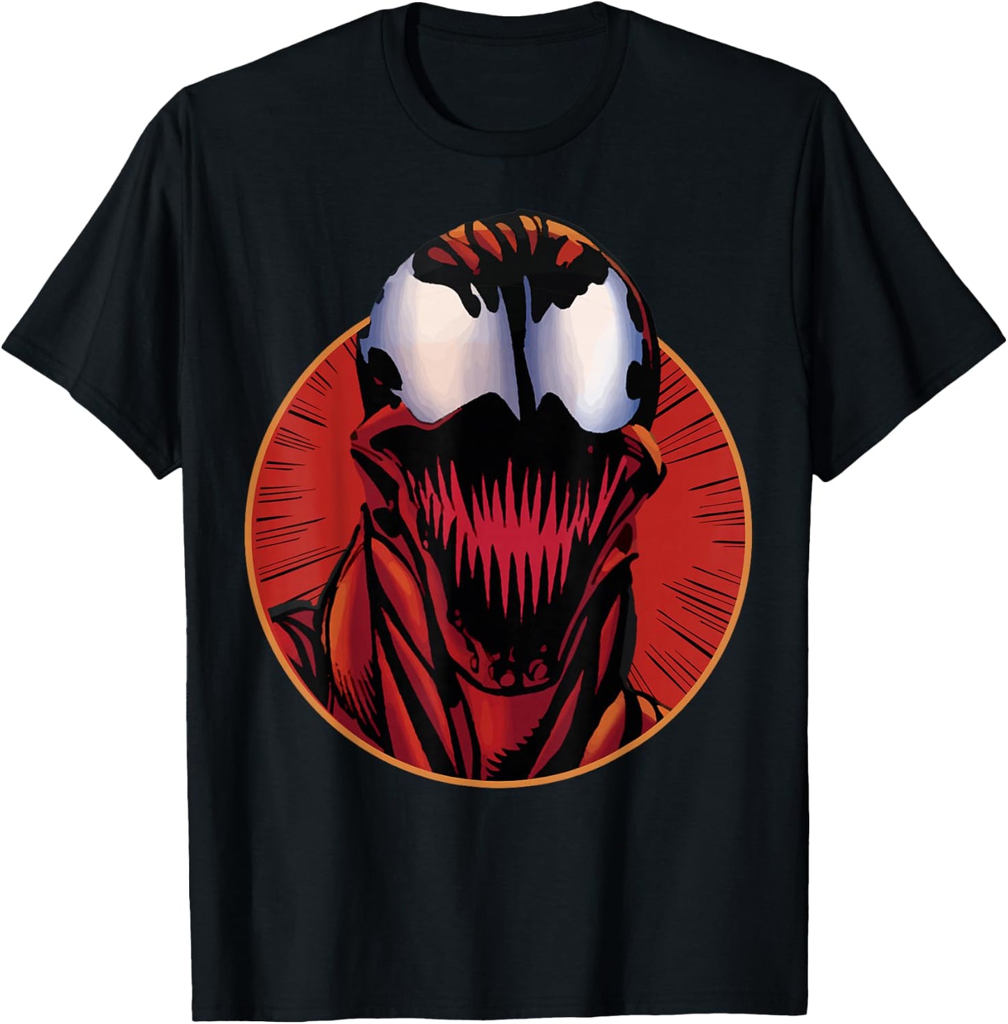 Marvel Carnage Big Face T-Shirt - T-Shirt | Black