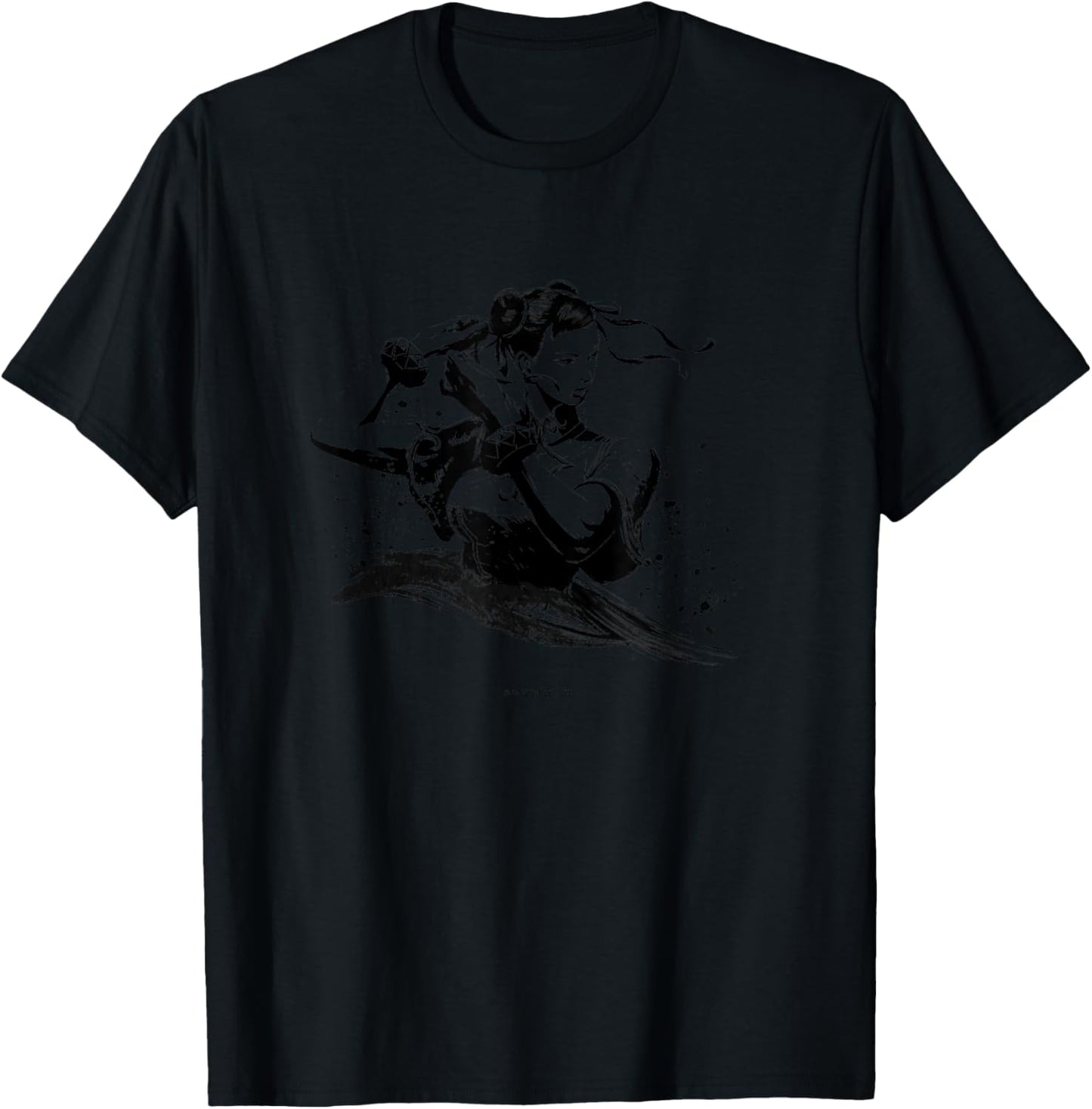 Street Fighter 6 Chun-LI T-Shirt - T-Shirt | Black