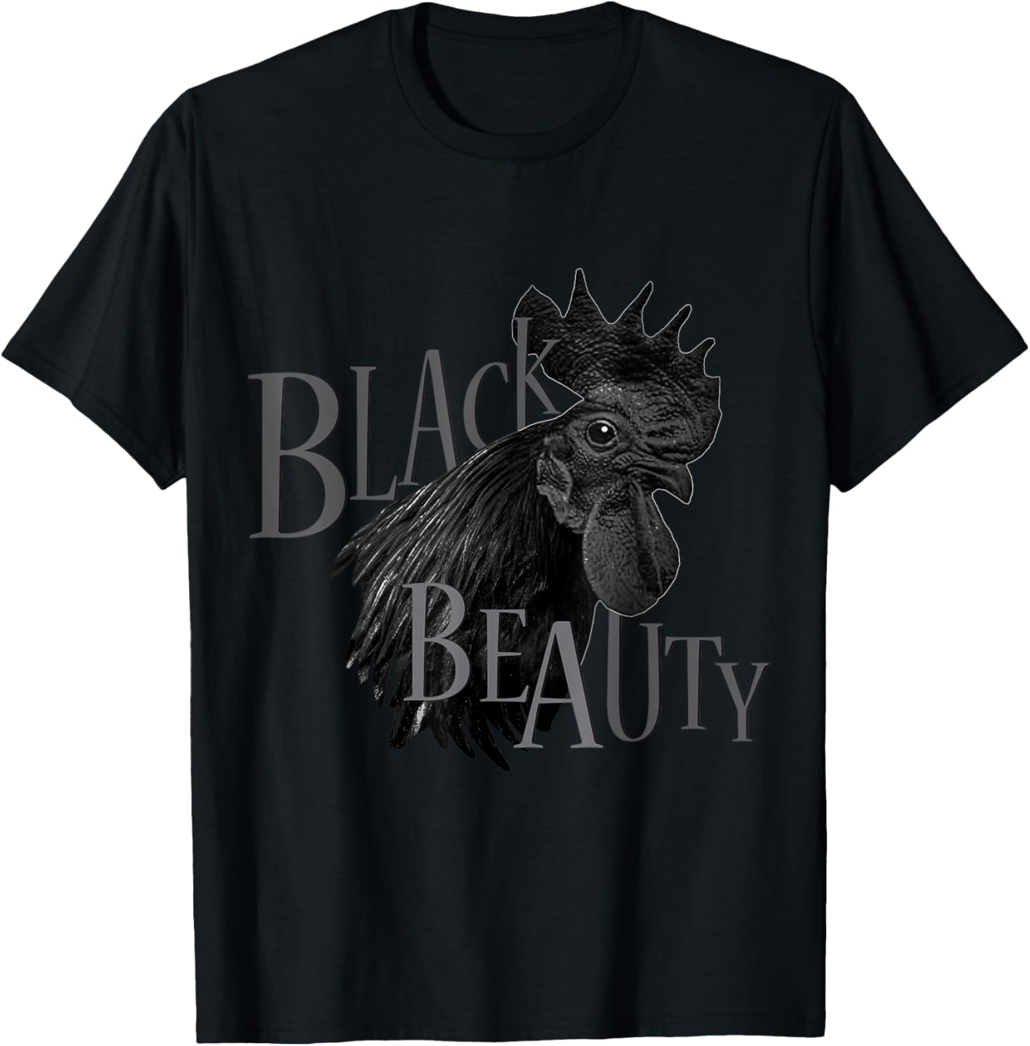 Ayam Cemani - Rooster - Chickens T-Shirt - T-Shirt | Black