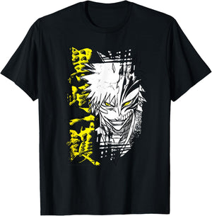 Bleach Ichigo Hollow Outline Sketch Anime T-Shirt - T-Shirt | Black