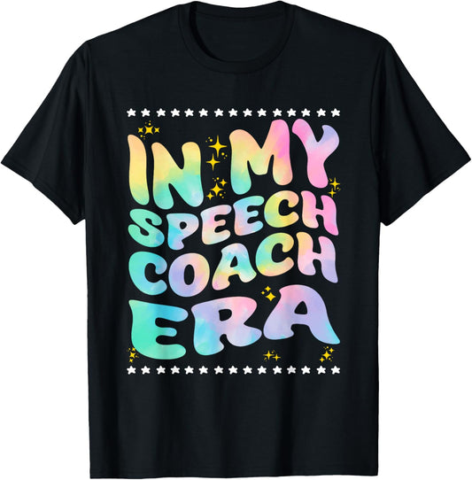 In My Speech Trainer Era Debate Coach Speech Teacher T-Shirt - T-Shirt | Black