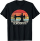 Vintage Sewciopath Funny Sewing Lover Quilter Sewing Machine T-Shirt - T-Shirt | Black